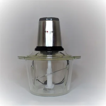 

ELECTRIC MEAT GRINDER. VOLUME BOWL 3 L. MATERIAL BOWL-GLASS. DOUBLE BLADE