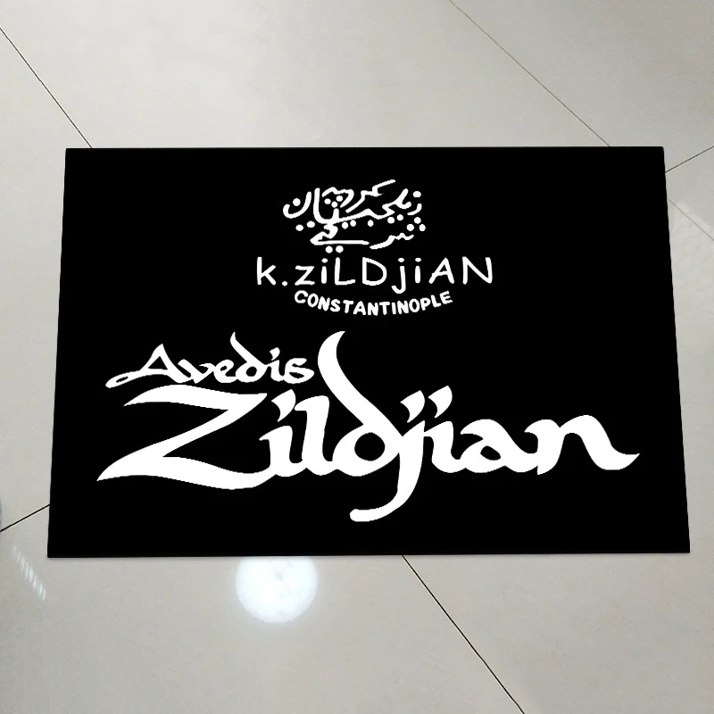Drum mat carpet, soundproof and dust-removing carpet, drum carpet and drum can be customized size pattern afbeelding
