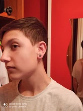 Pendientes con Cierre magnético para hombre y mujer, aretes sin perforación, estilo Punk, accesorio de joyería