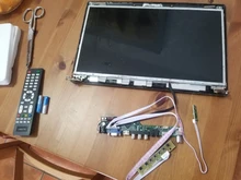Kit para LP156WH2 monitor de pantalla LVDS remoto VGA LCD HDMI USB compatible Placa de controlador de Audio de la pantalla 1366X768 TV AV panel LED