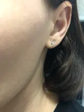 Pendientes de plata de ley 925 con forma de rayo para mujer, joyería Simple, accesorios