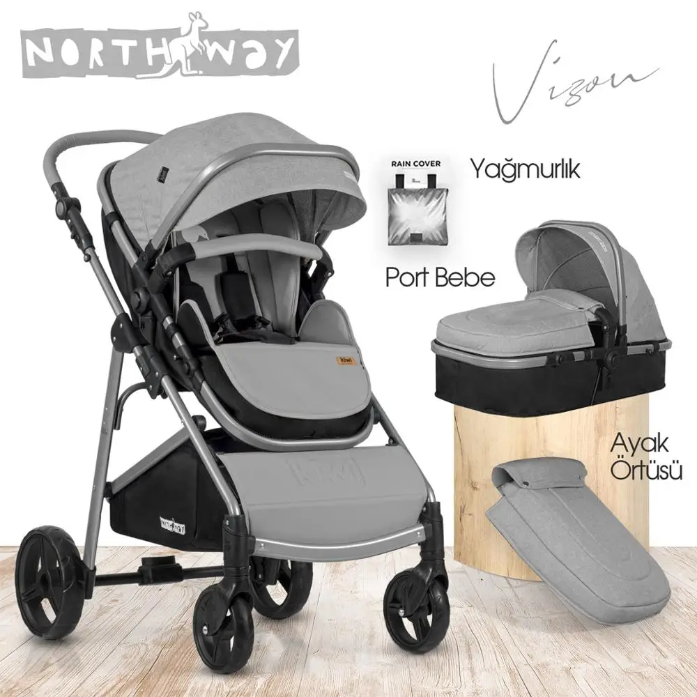 Baby stroller коляска детская Kiwi NorthWay Mono Bebek Arabası