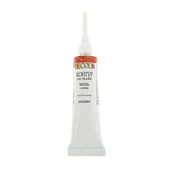 

Contour on fabric DeCola copper 18 ml