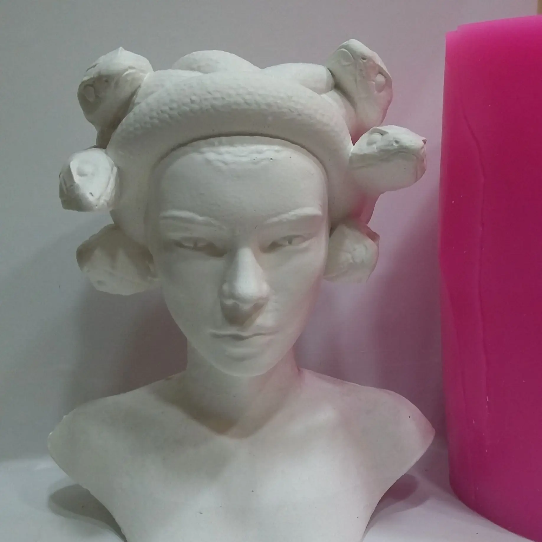 

Serpentine women's flower pot silicone mold Flower decor decorative outstanding dekorasyon