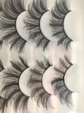 SEXYSHEEP-pestañas postizas 3D, 5/8/10 pares, naturales, voluminosas, maquillaje