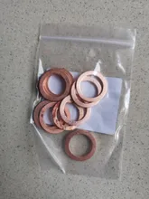 Crush Washer Ring-Gasket Sealing-Ring M9 Flat-Seal-Fitting M16 M14 DIN7603 M8 M20 M10