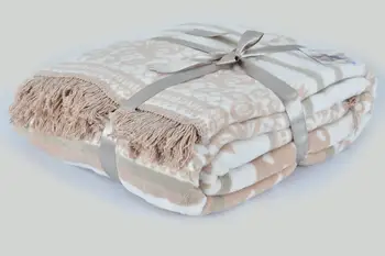 

Aksu Tek Personality Cotton Blanket Ario