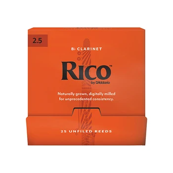 

Rca0125-b25 Rico canes for clarinet BB, size 2.5, 25 PCs Rico