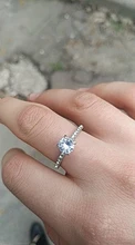 De alta calidad de Color de plata diamantes de imitación incrustaciones anillos para mujer anillo de boda regalo compromiso para mujeres envío gratuito