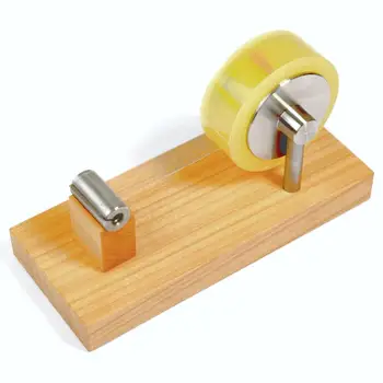 

4betterdays Eleganter Klebefilmabroller aus Kirschholz 13,8 x 6 x 8,4 cm (LxBxH) rutschfest Inkl. Gratis Klebefilm