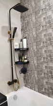 Bathroom Shelf Corner shelves For bathroom Black Wall Shelf Triangle Rectangle Triangle