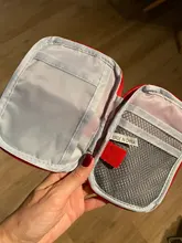 Bolsa de primeros auxilios vacía, bolso de emergencia para viaje, medicina, pastillas, almacenamiento, organizador de supervivencia al aire libre, portátil, divisor de viaje