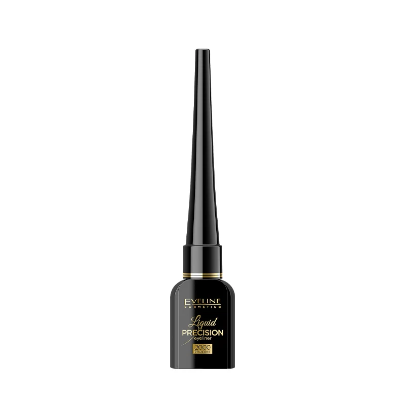 Подводка для век Eveline Cosmetics Liquid Precision Eyeliner 2000 Procent Черная 4 мл |