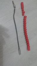 Destornillador eléctrico Universal de eje Flexible, extensión de vástago hexagonal de cabeza, 295MM, 1 Uds.
