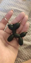 Nuevo creativo de dibujos animados globo de Llavero perro colgante anillo de hombres y mujeres par bolsa de llavero colgante venta al por mayor