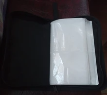 Funda de transporte para CD, DVD, blu-ray, disco, carpeta de anillo de almacenamiento, 80