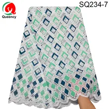 SQ234 Стоимость-сухое кружево высокого качества кружева швейцарская вуаль кружева в швейцарской нигерийской леди хлопок кружева для свадебной вечеринки