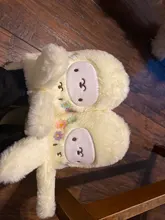 Zapatillas de conejo para interior para niña, pantuflas antideslizantes impermeables de algodón, parte inferior de goma