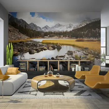 

Wall mural-Mountain stream - 400x309 cm