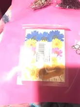 Pegatinas de flores naturales de resina UV para decoración de joyas, adhesivos de belleza seca para Resina epoxi DIY, 1 paquete