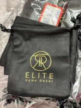 Pouches Packaging Jewelry Gift Drawstring Personalized-Logo Wedding Black for Party-Decoration