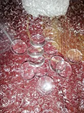 Cabujón de cristal transparente redondo plano para hacer joyas DIY 6mm 8mm 10mm 12mm 14mm 16mm 18mm 20mm 25mm 30mm 35mm