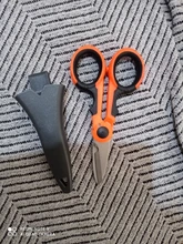 MNFT-juego de tijeras de pesca y estuche de almacenamiento, sedal trenzado, cortador de señuelos, 14cm, Mini pescado, uso, tijeras, herramientas de pesca portátiles multifunción