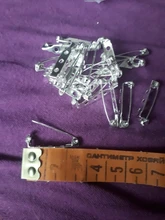 Clip de broche Chapado en 20 piezas, 20, 25 y 32mm, Base de bloqueo de seguridad en blanco, Base del broche para DIY, fabricación de joyas, accesorios de ropa al por mayor