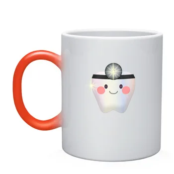 

Mug chameleon gift to dentist