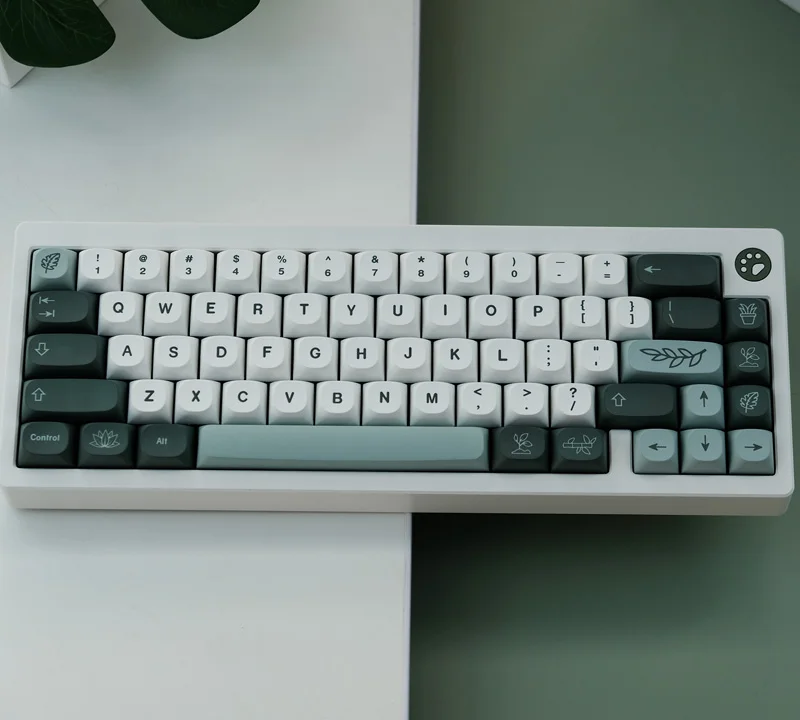 140 chaves gmk botânico keycaps ma perfil