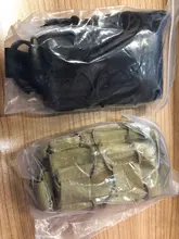 Bolsa táctica Molle para munición M4 M14 AK Airsoft, estuche de bolsillo abierto para Rifle, estuche para pistola Mag, accesorios de caza