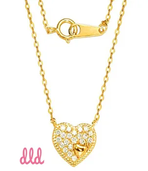 

Silver necklace plated gold, model ARMONIA