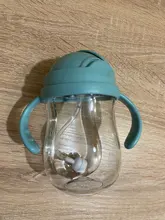 Biberón de gel de sílice para alimentación de bebés, vasos, botellas de agua para niños, taza con pajita, bebedero infantil