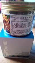 BIOAQUA-Máscara de ojos dorada de Osmanthus, 80 Uds./botella para el cuidado de los ojos, gel de colágeno, parche para dormir, removedor de ojeras, bolsa para ojos
