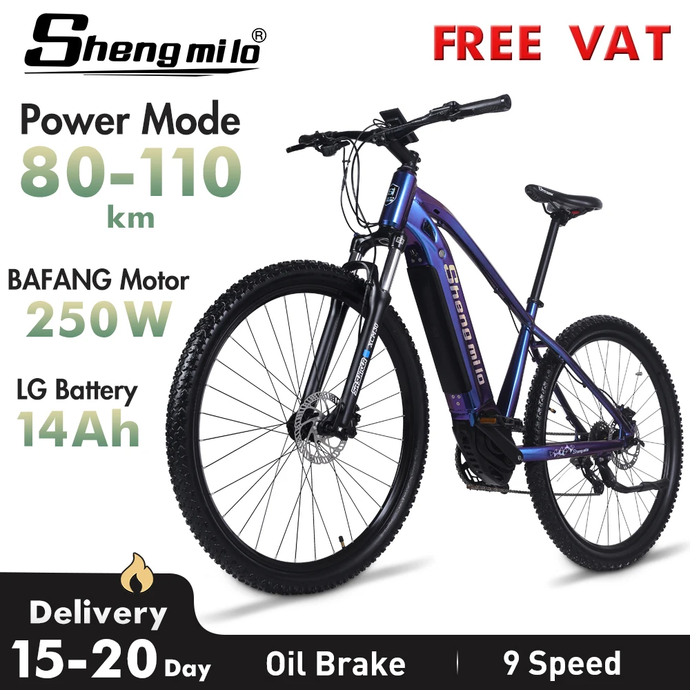 Bicicleta eléctrica para adultos, bicicleta eléctrica con motor BaFang de  750 W, bicicleta eléctrica de 27.5 pulgadas, frenos hidráulicos, bicicleta