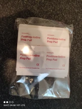 Almohadilla portátil de povidone-lodina para desinfección de heridas, almohadilla de desinfección desechable de empaquetado estéril sellada para viaje al aire libre y hogar, 20-50-100 Uds.