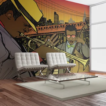 

Wall mural-melodies of New York - 250x193 cm