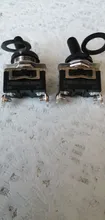 Toggle-Switch Miniature Small SPST Waterproof On-Off with Cover 12V 6-a/250/Vac/.. Heavy-Duty