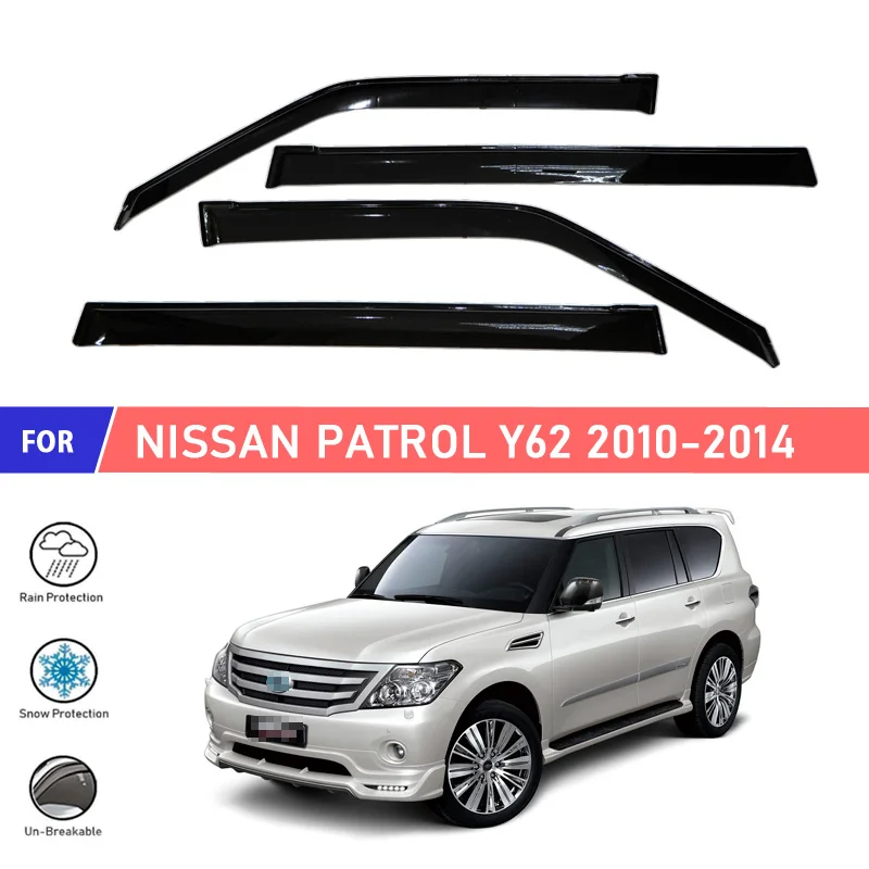 Venster Deflector Voor Nissan Patrol Y62 2010 Auto Venster Deflector