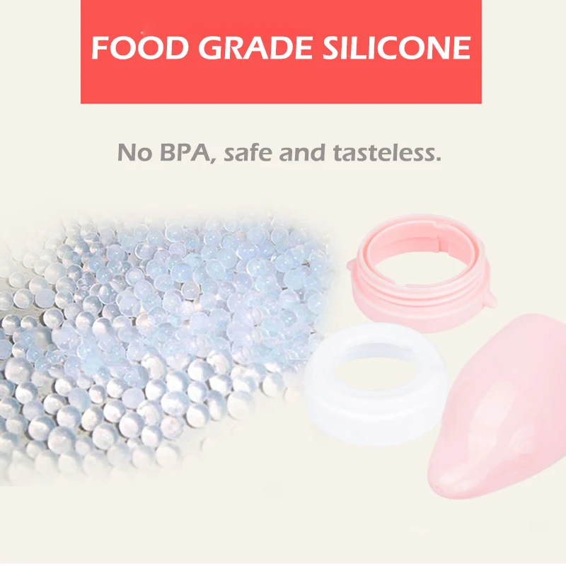 Imebaby Baby Feeding Bottle Dolphin Silicone Rice Cereal Spoon Newborn Tableware Baby Goods Feeding Spoon 3