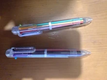 Lote de bolígrafos coloridos multifuncionales, 6 en 1, Multicolor, material escolar, 1 unids/lote