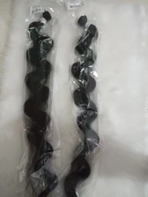 FASHION IDOL-mechones de cabello para Cola de Caballo ondulados, 26 pulgadas, suave, sintético largo, tejido de pelo, Ombre, marrón, Rubio 613, extensiones de cabello de 100g