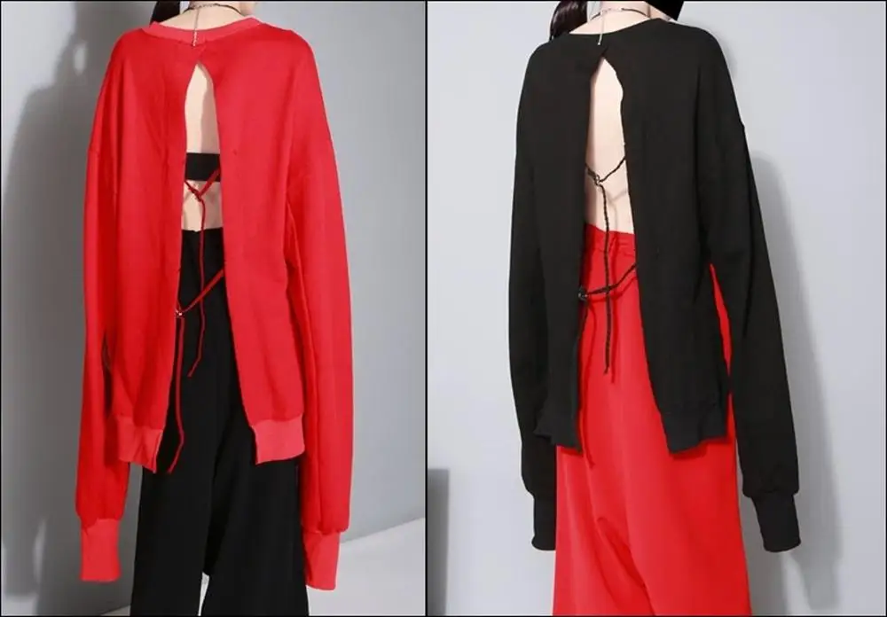 Women's Pink Drop Shoulder Slit Tie Cut Out Back