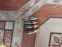 Conector macho RCA sin soldadura, adaptador de enchufe para enchufe de Cable de Audio, vídeo, CCTV, cámara, sin soldadura, alta cantidad, 1/4/10 Uds.