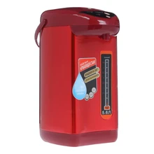 Термопот Великие Реки Чая-7 красный(Объем 5.6 л, мощность 800 Вт, индикатор уровня воды, блокировка включения без воды