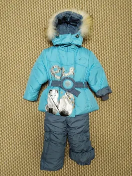 

234-b set of turquoise for girl Fox Lemming (80-128) (86)