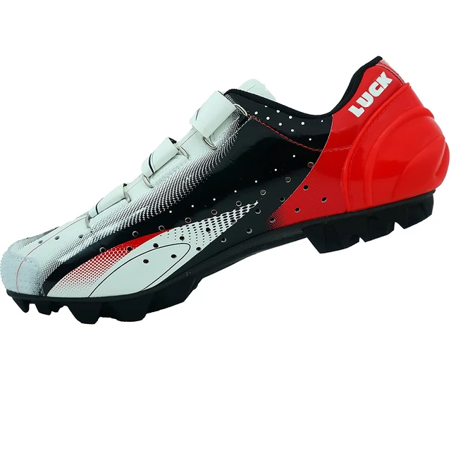 Luck Extreme zapatillas ciclismo mtb, suela carbono, color rojo/blanco, zapatillas  spinning, bicicleta de montaña, zapatos mtb - AliExpress