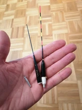 Flotador de pesca eléctrico LED, aparejos de pesca ligeros, flotador electrónico luminoso sin batería, 3 unids/set