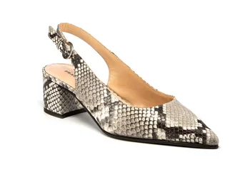 

FRAU Pointed-toe slingbacks with animal print