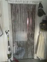 Caliente puerta y ventana Panel volar pantalla Fringe habitación pantalla Panel con borlas con cuentas cortinas decoración del hogar